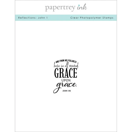 Papertrey Ink - Clear Photopolymer Stamps - Reflections - John 1 1 Papertrey Ink - Clear Photopolymer Stamps - Reflections - John 1