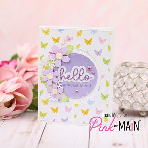 Pink and Main - Clear Photopolymer Stamps - Hello Sentiments 3 Pink and Main - Clear Photopolymer Stamps - Hello Sentiments