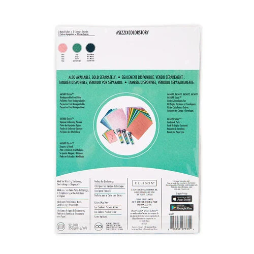 Sizzix - Surfacez Collection - 8.25 x 11.75 - Opulent Cardstock Pack - 60 Pack - Muted 3 Sizzix - Surfacez Collection - 8.25 x 11.75 - Opulent Cardstock Pack - 60 Pack - Muted