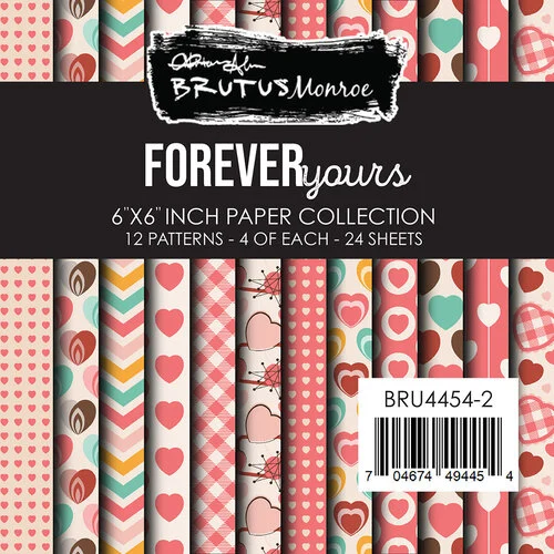 Brutus Monroe - Funny Valentine Collection - 6 x 6 Paper Pack - Forever Yours