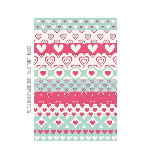 Brutus Monroe - Funny Valentine Collection - Washi Sheets - Yours Truly