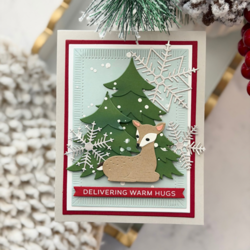 Scrapbook.com - Decorative Die Set - Nested Fancy Fir Trees