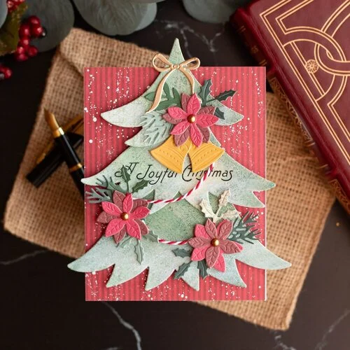 Scrapbook.com - Decorative Die Set - Nested Fancy Fir Trees