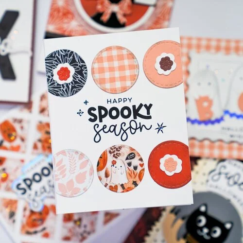 Scrapbook.com - Decorative Die Set - Nested Stitched Circles 5 Scrapbook.com - Decorative Die Set - Nested Stitched Circles
