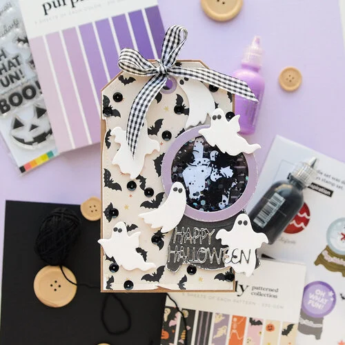 Scrapbook.com - Ghostly - Patterned Cardstock Paper Pad - Double Sided - 6x8 - 40 Sheets 12 Scrapbook.com - Ghostly - Patterned Cardstock Paper Pad - Double Sided - 6x8 - 40 Sheets