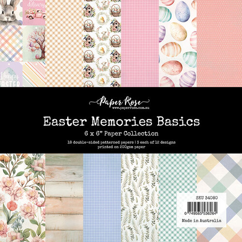 Paper Rose - Easter Memories Collection - 6 x 6 Paper Pack - Basics
