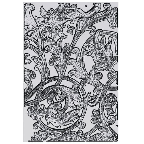 Sizzix - Tim Holtz - 3D Texture Fades Embossing Folder - Vault Entangled Large - A5 2 Sizzix - Tim Holtz - 3D Texture Fades Embossing Folder - Vault Entangled Large - A5