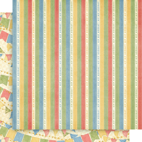 Graphic 45 - Hip Hip Hooray Collection - 12 x 12 Double Sided Paper - Better Together 1 Graphic 45 - Hip Hip Hooray Collection - 12 x 12 Double Sided Paper - Better Together