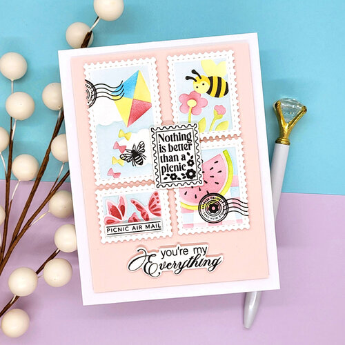 LDRS Creative - Daybreak Collection - Dies - Postage Collage