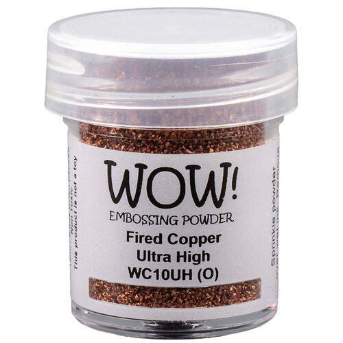 WOW! - Metallic Collection - Embossing Powder - Fired Copper - Ultra High 1 WOW! - Metallic Collection - Embossing Powder - Fired Copper - Ultra High