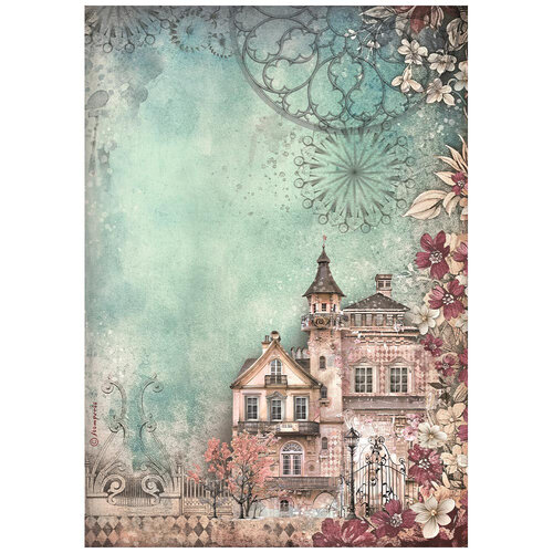 Stamperia - Master Of Magic Collection - A4 Rice Paper- House 1 Stamperia - Master Of Magic Collection - A4 Rice Paper- House