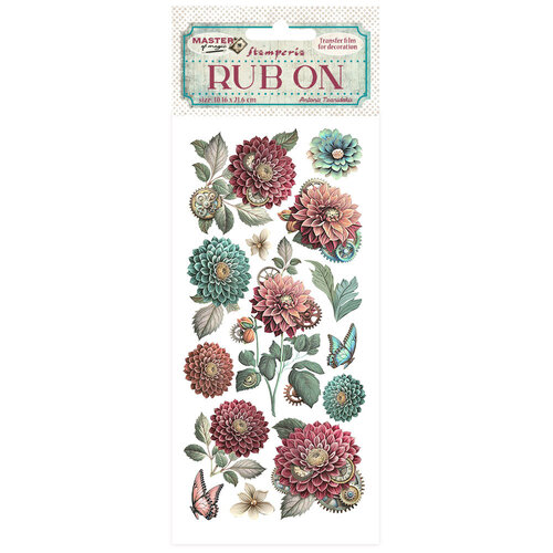 Stamperia - Master Of Magic Collection - Rub-On Transfers - Peony