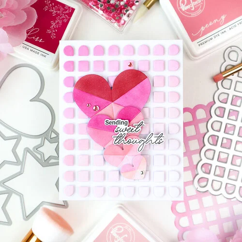 Pinkfresh Studio - Pure Bliss Collection - Dies - Scalloped Grid Coverplate 6 Pinkfresh Studio - Pure Bliss Collection - Dies - Scalloped Grid Coverplate