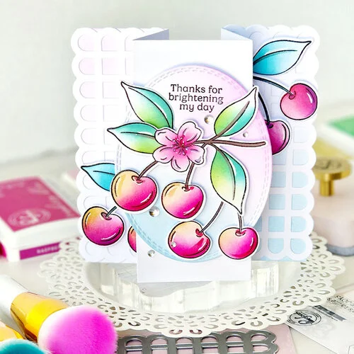 Pinkfresh Studio - Pure Bliss Collection - Dies - Scalloped Grid Coverplate 9 Pinkfresh Studio - Pure Bliss Collection - Dies - Scalloped Grid Coverplate