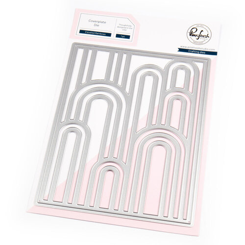 Pinkfresh Studio - Pure Bliss Collection - Dies - Elevated Rainbows Coverplate