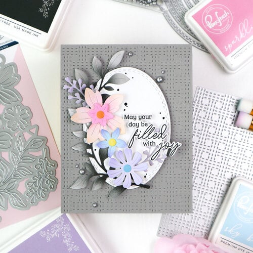 Pinkfresh Studio - Essentials Collection - Dies - Nested Ovals Double Stitch 5 Pinkfresh Studio - Essentials Collection - Dies - Nested Ovals Double Stitch