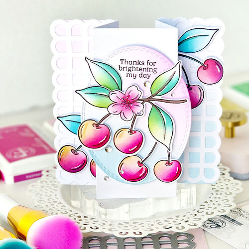 Pinkfresh Studio - Essentials Collection - Dies - Nested Ovals Double Stitch 9 Pinkfresh Studio - Essentials Collection - Dies - Nested Ovals Double Stitch