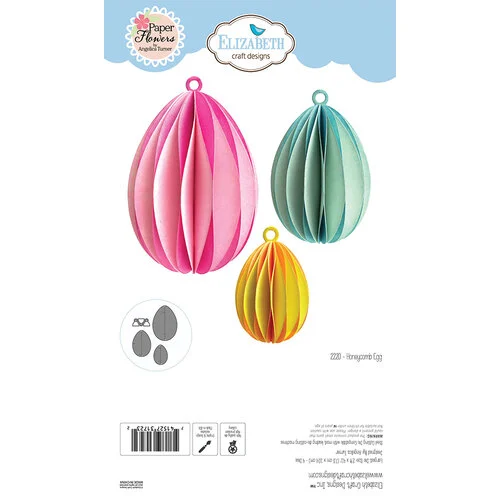 Elizabeth Craft Designs - Spring Awakening Collection - Dies - Honeycomb Egg 1 Elizabeth Craft Designs - Spring Awakening Collection - Dies - Honeycomb Egg
