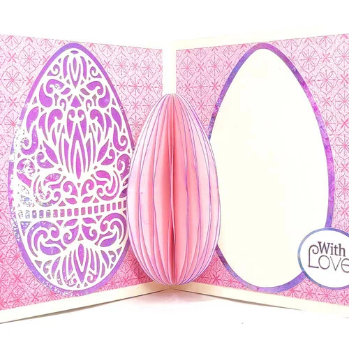 Elizabeth Craft Designs - Spring Awakening Collection - Dies - Honeycomb Egg 8 Elizabeth Craft Designs - Spring Awakening Collection - Dies - Honeycomb Egg