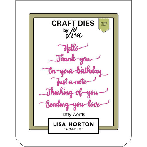 Lisa Horton Crafts - Dies - Tatty Words