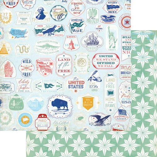 Fancy Pants Designs - Fireworks And Freedom Collection - Collection Kit 5 Fancy Pants Designs - Fireworks And Freedom Collection - Collection Kit