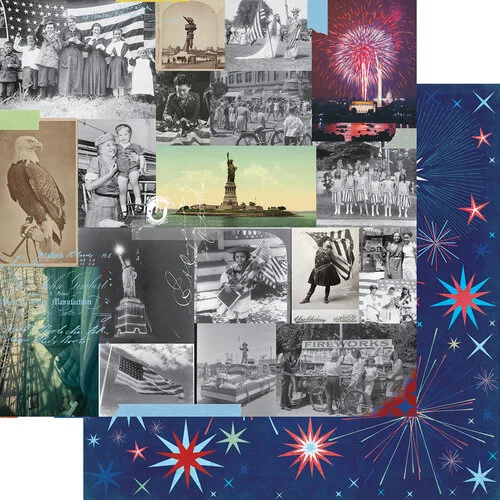 Fancy Pants Designs - Fireworks And Freedom Collection - Collection Kit 6 Fancy Pants Designs - Fireworks And Freedom Collection - Collection Kit