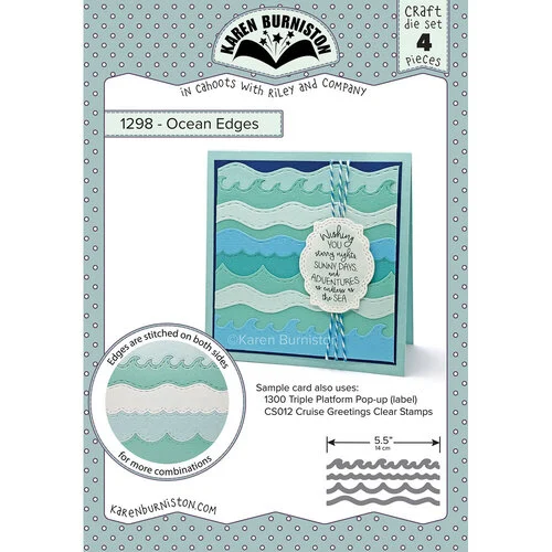 Karen Burniston - Craft Dies - Ocean Edges 1 Karen Burniston - Craft Dies - Ocean Edges