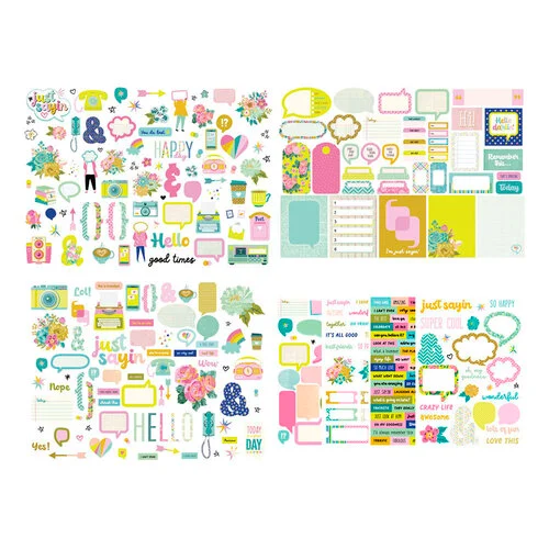 Spellbinders - Just Sayin' Collection - Embellishment Bundle 1 Spellbinders - Just Sayin' Collection - Embellishment Bundle