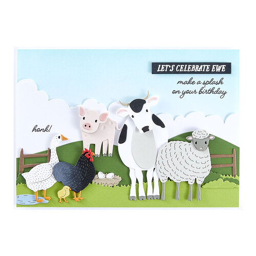Spellbinders - On The Farm Collection - Etched Dies - Landscape Edges 4 Spellbinders - On The Farm Collection - Etched Dies - Landscape Edges