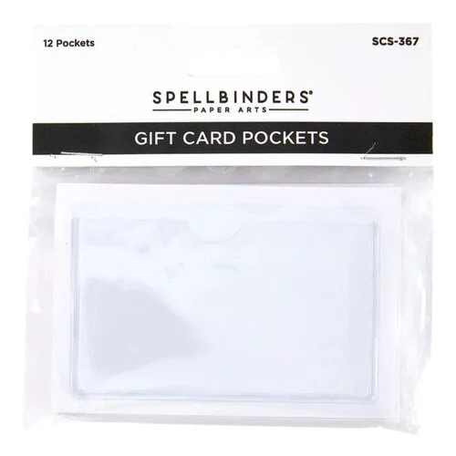 Spellbinders - Cardstock Essentials Collection - Adhesive Gift Card Pockets