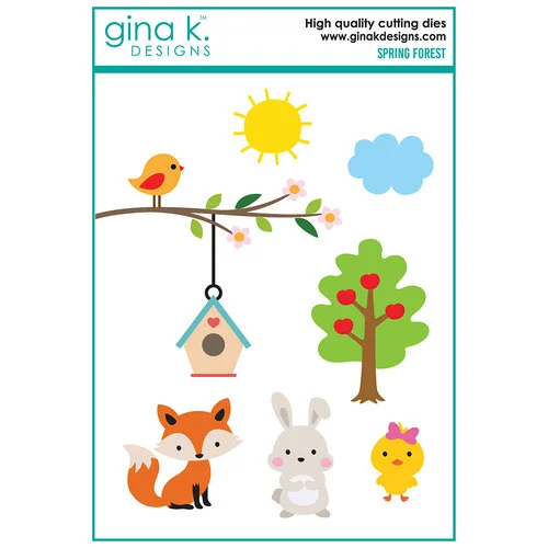 Gina K Designs - Dies - Spring Forest 1 Gina K Designs - Dies - Spring Forest