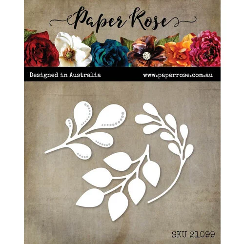 Paper Rose - Dies - Little Foliage 1 1 Paper Rose - Dies - Little Foliage 1
