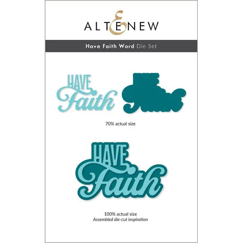 Altenew - Dies - Have Faith Word 1 Altenew - Dies - Have Faith Word