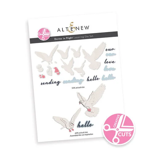 Altenew - Layering Dies - Doves In Flight