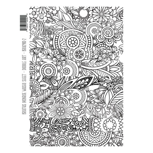 Brutus Monroe - Spring Awakening Collection - Washi Sheets - Doodle Art