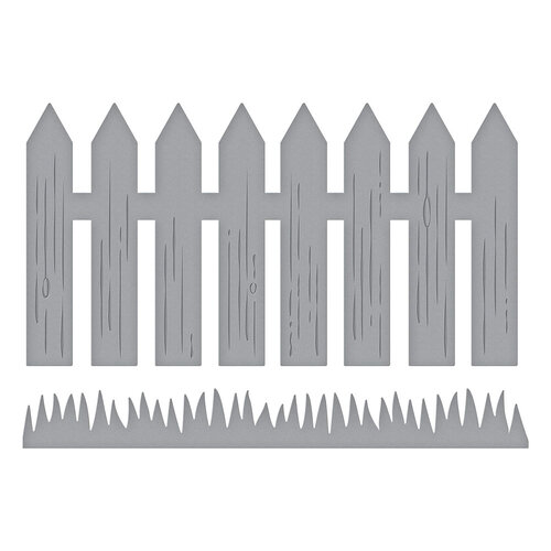 Spellbinders - D-Lites Die - Etched Dies - Picket Fence