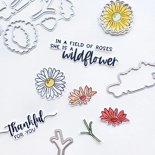 Catherine Pooler Designs - Lasso Life Collection - Dies - Daisy Days