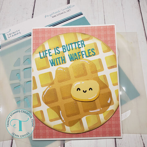 Trinity Stamps - Stencils - Layered Waffle 4 Trinity Stamps - Stencils - Layered Waffle