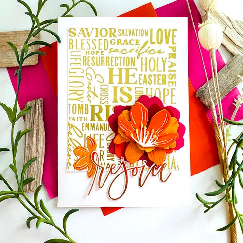 Papertrey Ink - Hot Foil Plate - Risen