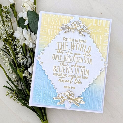 Papertrey Ink - Hot Foil Plate - Risen 3 Papertrey Ink - Hot Foil Plate - Risen