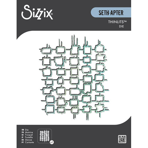 Sizzix - Seth Apter - Thinlits Dies - Waffles 1 Sizzix - Seth Apter - Thinlits Dies - Waffles