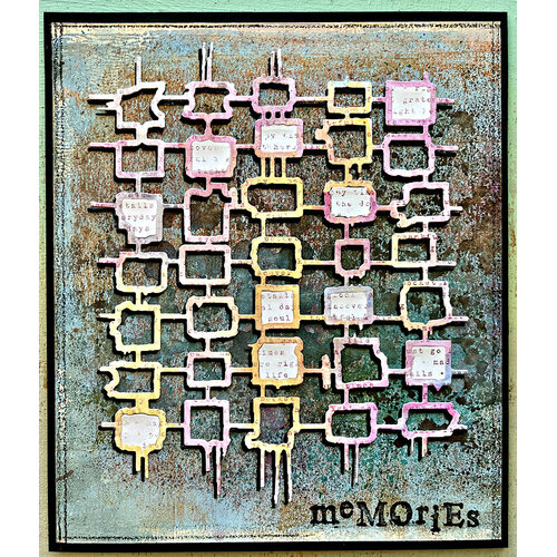 Sizzix - Seth Apter - Thinlits Dies - Waffles 6 Sizzix - Seth Apter - Thinlits Dies - Waffles