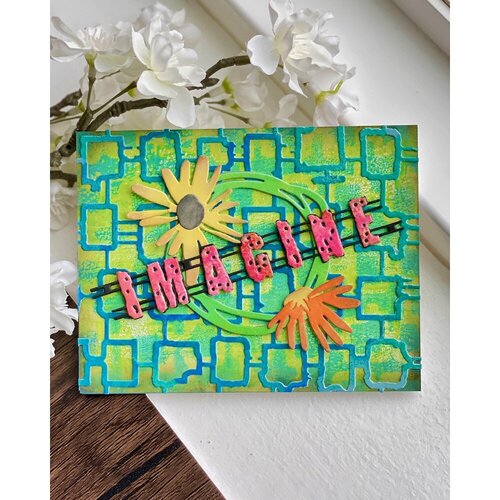 Sizzix - Seth Apter - Thinlits Dies - Waffles 8 Sizzix - Seth Apter - Thinlits Dies - Waffles