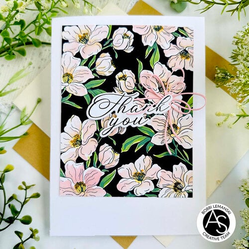 Alex Syberia Designs - Press Plate - Charming Floral Background
