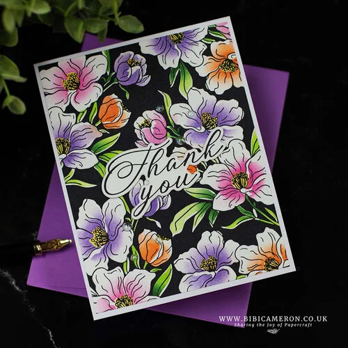 Alex Syberia Designs - Press Plate - Charming Floral Background