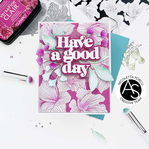 Alex Syberia Designs - Press Plate - Abstract Floral