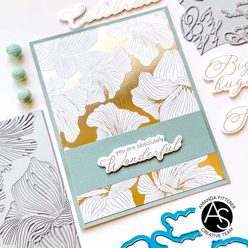Alex Syberia Designs - Press Plate - Abstract Floral