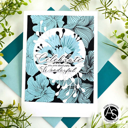Alex Syberia Designs - Press Plate - Abstract Floral