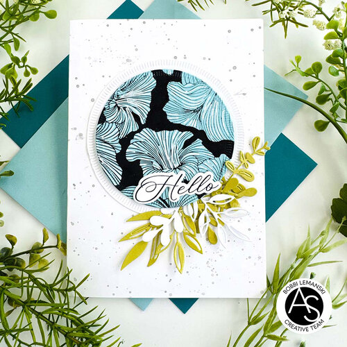 Alex Syberia Designs - Press Plate - Abstract Floral