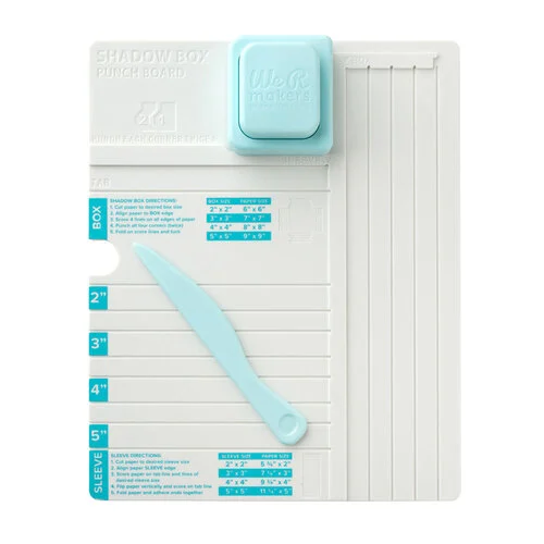We R Makers - Shadow Box Punch Board